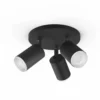 Fugato Spot Black 3 Pcs. Bluetooth White/Color Amb. - Philips Hue - Koop Online