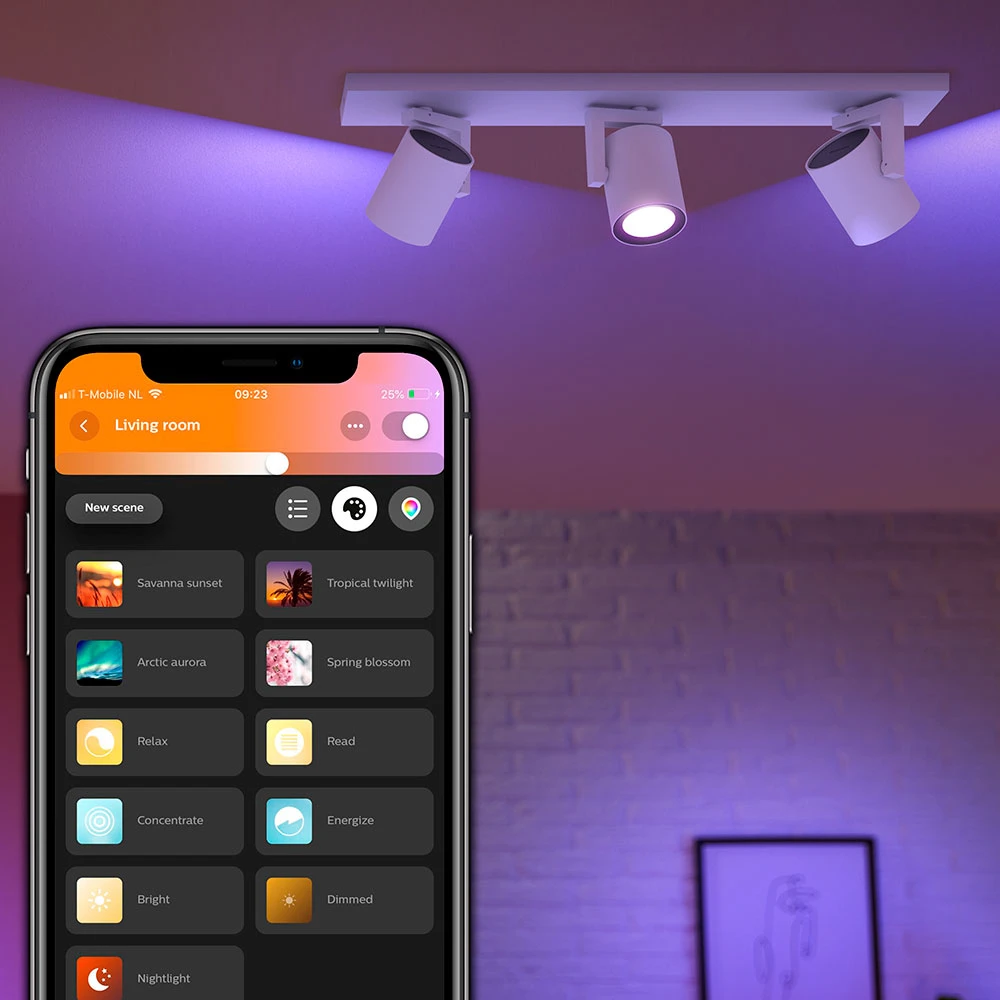 Argenta Spot White 3 Pcs. Bluetooth White/Color Amb. - Philips Hue - Koop Online 8 Argenta Spot White 3 Pcs. Bluetooth White/Color Amb. - Philips Hue - Koop Online - Afbeelding 6