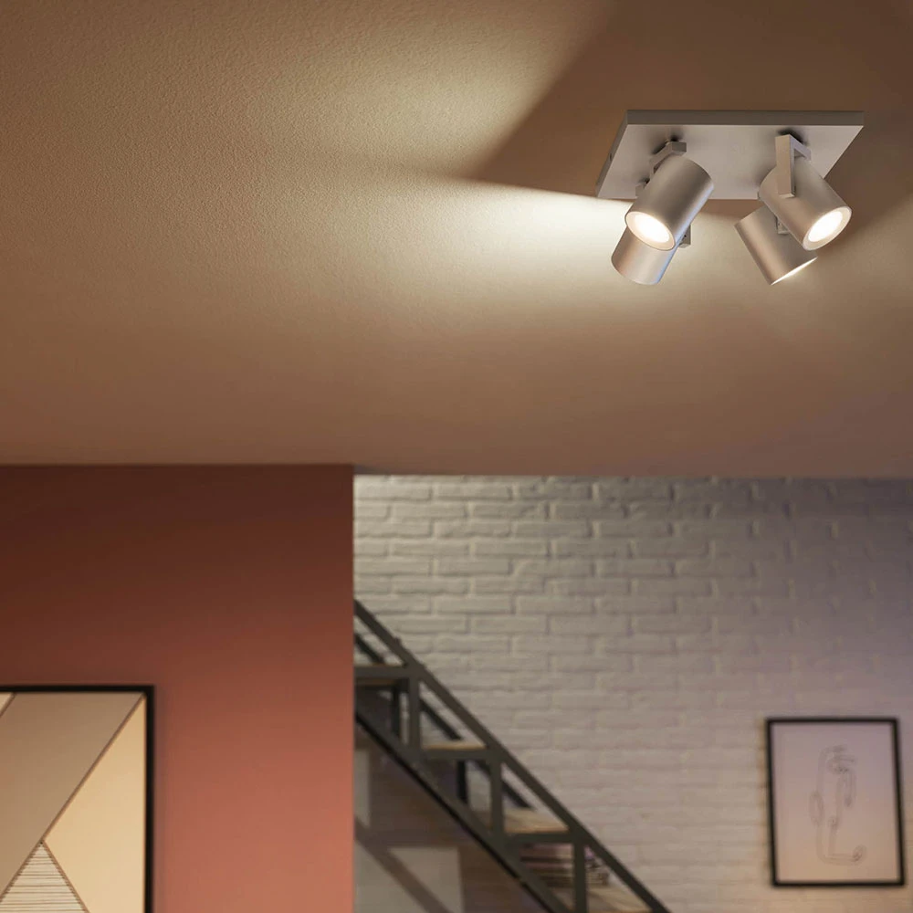 Argenta Spot Alu 4 Pcs. Bluetooth White/Color Amb. - Philips Hue - Koop Online 8 Argenta Spot Alu 4 Pcs. Bluetooth White/Color Amb. - Philips Hue - Koop Online - Afbeelding 6