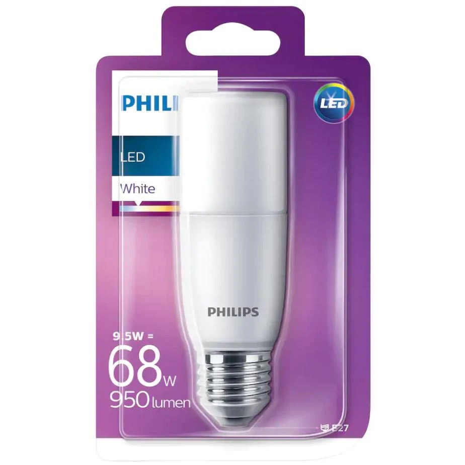 Lichtbron 9,5W (950lm) Tube E27 - Philips - Koop Online 4 Lichtbron 9,5W (950lm) Tube E27 - Philips - Koop Online - Afbeelding 2