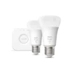 Philips Hue White Starter Kit Bluetooth 2xE27 & Hue Bridge - Philips Hue - Koop Online -Winkel Voor Modeverlichting 8719514289116 929002469201 1