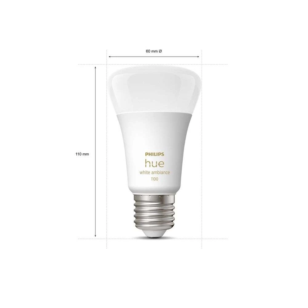 Philips Hue White Amb. 8W Bluetooth Starter Kit 2 E27 - Philips Hue - Koop Online 5 Philips Hue White Amb. 8W Bluetooth Starter Kit 2 E27 - Philips Hue - Koop Online - Afbeelding 3