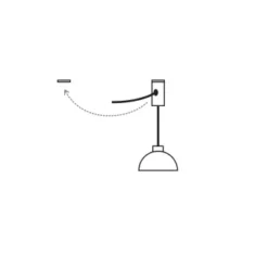 Hang Around Wit - Norlee - Koop Online -Winkel Voor Modeverlichting Hang around streg